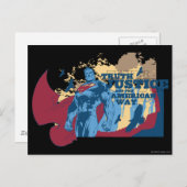 Superman met vogels briefkaart (Voorkant / Achterkant)