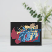 Superman met vogels briefkaart (Staand voorkant)