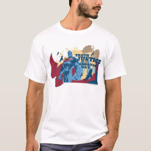 Superman met vogels t-shirt