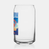 Superman Metropolis Skyline Blikvorm Glas (Links)