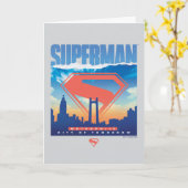 Superman Metropolis Skyline Kaart (Gele Bloem)