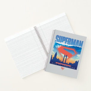 Superman Metropolis Skyline Notitieboek