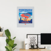 Superman Metropolis Skyline Poster (Thuiskantoor)