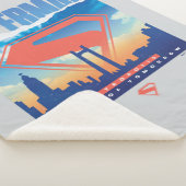 Superman Metropolis Skyline Sherpa Deken (3/4)