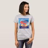 Superman Metropolis Skyline T-shirt (Voorkant volledig)