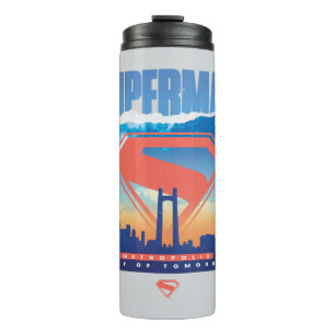 Superman Metropolis Skyline Thermosbeker