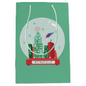 Superman Metropolis Snow Wereldbol Graphic Medium Cadeauzakje (Voorkant)