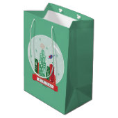 Superman Metropolis Snow Wereldbol Graphic Medium Cadeauzakje (Achterkant Gekanteld)