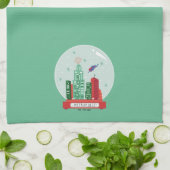 Superman Metropolis Snow Wereldbol Graphic Theedoek (Gevouwen)