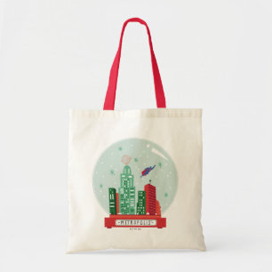 Superman Metropolis Snow Wereldbol Graphic Tote Bag