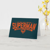 Superman - Mijn Hero sinds het verleden Kaart (Gele Bloem)