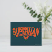 Superman - Mijn Hero sinds voor altijd Briefkaart (Staand voorkant)
