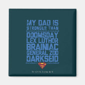 Superman - Mijn vader is sterker dan... Magneet (Voorkant)
