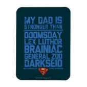 Superman - Mijn vader is sterker dan... Magneet (Verticaal)