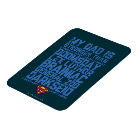 Superman - Mijn vader is sterker dan... Magneet (Linkerzijde)