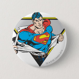 Superman onthuld ronde button 5,7 cm