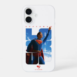 Superman Opkijkende Pose iPhone 16 Hoesje