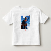 Superman Opkijkende Pose Kinder Shirts (Voorkant)