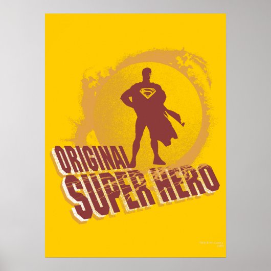 Superman Original Super Hero Poster (Voorkant)