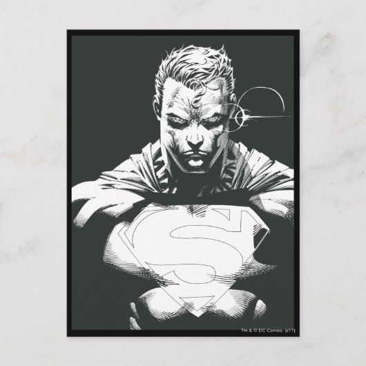 Superman Outline Briefkaart (Voorkant)