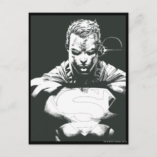 Superman Outline Briefkaart