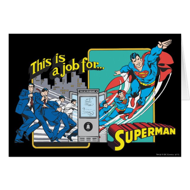 Superman Phonebooth (Voorkant Horizontaal)