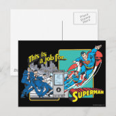 Superman Phonebooth Briefkaart (Voorkant / Achterkant)