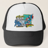 Superman Phonebooth Trucker Pet (Voorkant)