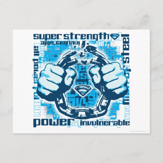 Superman Phrase Collage Briefkaart (Voorkant)