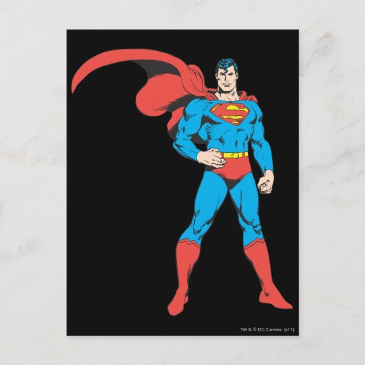 Superman Posing 2 Briefkaart (Voorkant)
