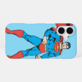 Superman Posing 2 iPhone 16 Hoesje (Achterkant horizontaal)