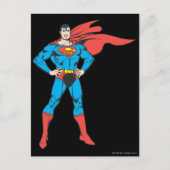 Superman Posing Briefkaart (Voorkant)