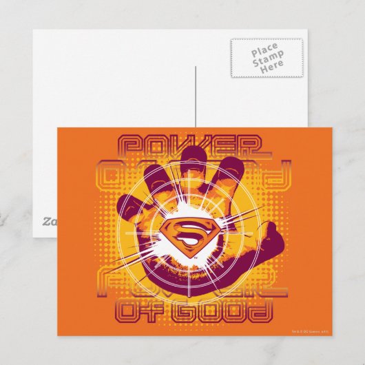 Superman Power of Good Briefkaart (Voorkant / Achterkant)