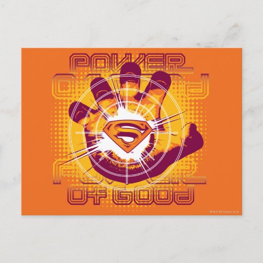 Superman Power of Good Briefkaart (Voorkant)