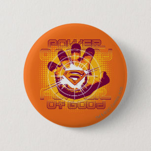 Superman Power of Good Ronde Button 5,7 Cm