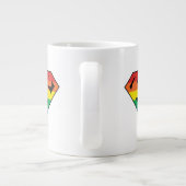 Superman Rainbow-Logo Grote Koffiekop (Achterkant)