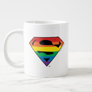 Superman Rainbow-Logo Grote Koffiekop