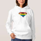 Superman Rainbow-Logo Hoodie (Voorkant)