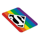 Superman Rainbow-Logo Magneet (Rechterzijde)