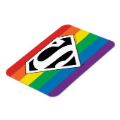 Superman Rainbow-Logo Magneet (Linkerzijde)