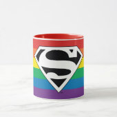 Superman Rainbow-Logo Mok (Midden)