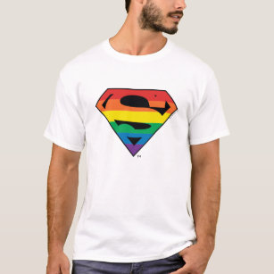 Superman Rainbow-Logo T-shirt