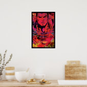 Superman Red Grunge Poster (Keuken)