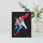 Superman redt Louis Briefkaart (Staand voorkant)