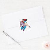 Superman redt Louis Ronde Sticker (Envelop)