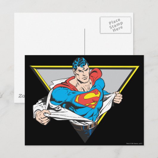 Superman Revealed Briefkaart (Voorkant / Achterkant)