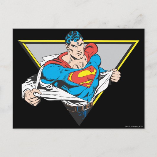 Superman Revealed Briefkaart (Voorkant)