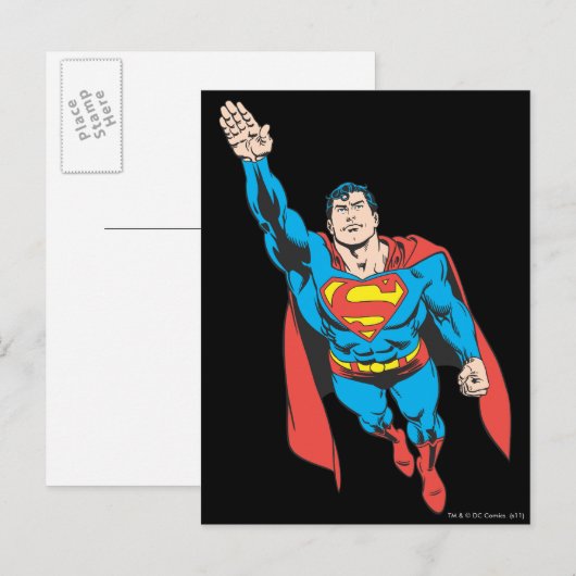 Superman Right Arm Ram Briefkaart (Voorkant / Achterkant)
