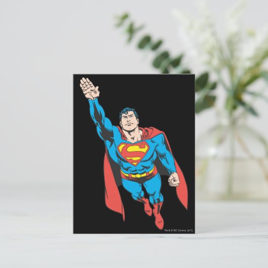 Superman Right Arm Ram Briefkaart (Staand voorkant)