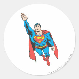 Superman Right Arm Ram Ronde Sticker